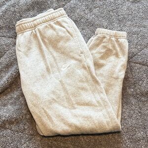 Mens Nike Heather Gray Sweatpants